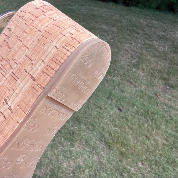 Cordani Candy Platform Cork Wedge Open-Toe Sandal Navy Blue EU Size 37 - Picture 15 of 16